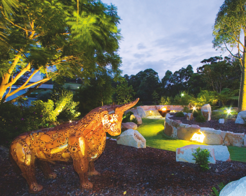 sculptural garden
